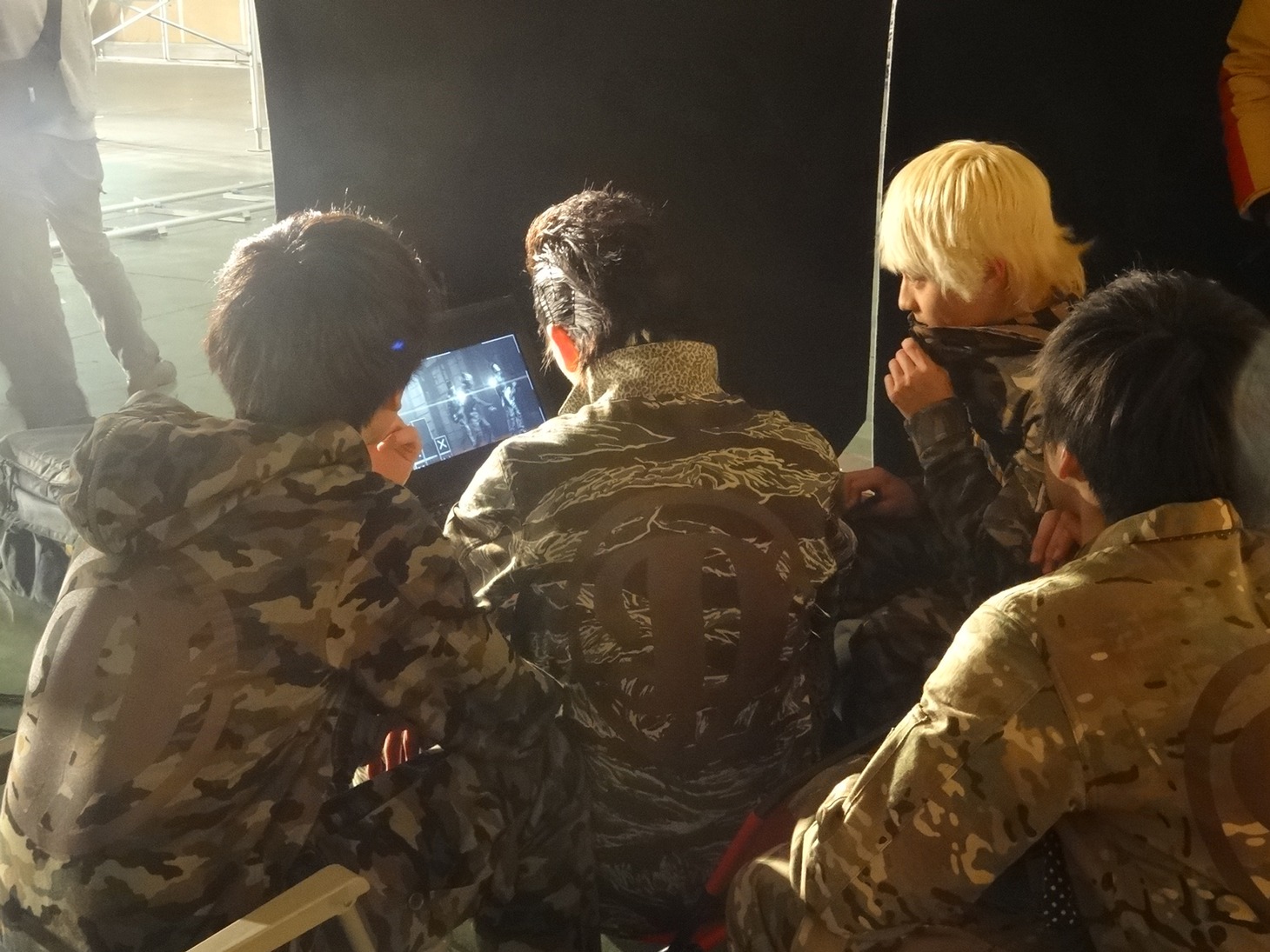 DISH//「FREAK SHOW」PV撮影のワンシーン。