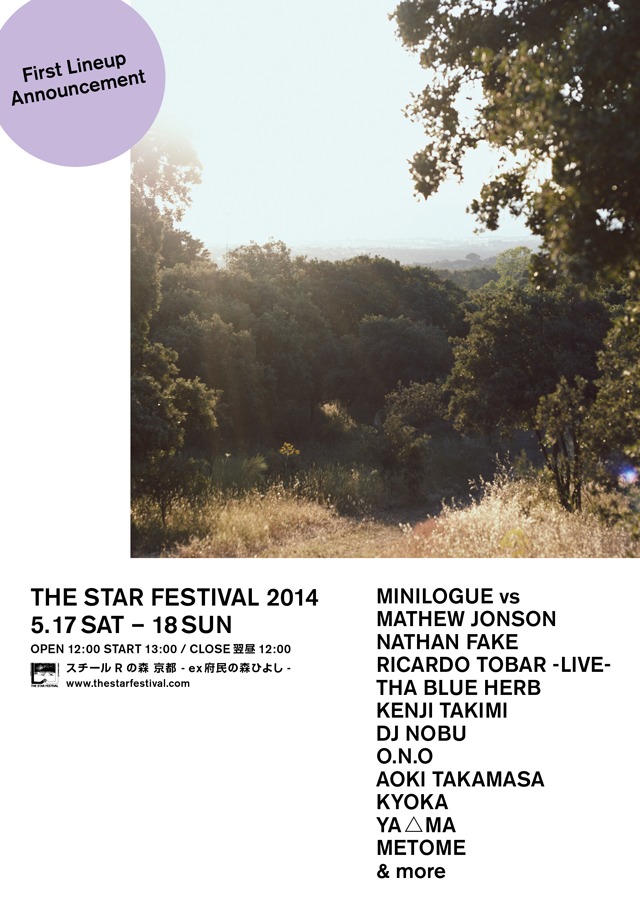 「THE STAR FESTIVAL 2014」フライヤー