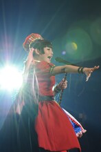 上坂すみれ「革命的ブロードウェイ主義者同盟 総決起集会」の様子。