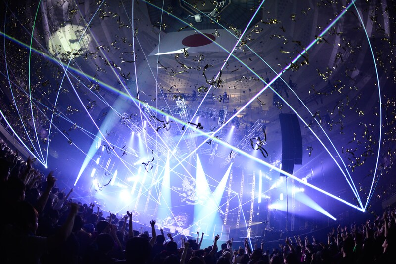 9mm Parabellum Bullet 10th Anniversary Live「E」公演の様子。(撮影:橋本塁(SOUND SHOOTER))