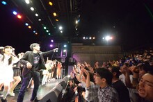 クルミクロニクル、BELLRING少女ハート、DOTAMAを交えて行われたゆるめるモ！×箱庭の室内楽ののアンコール。