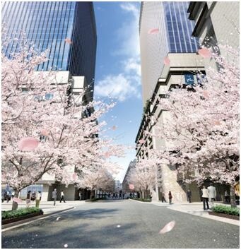 日本橋街づくりのプロジェクトのイメージ画像。