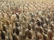 姫路・太陽公園の兵馬俑。