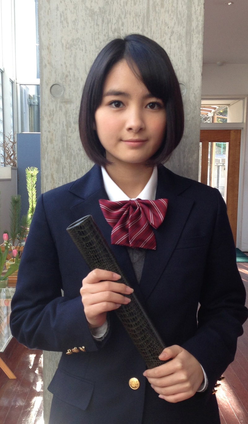 この春中学を卒業する葵わかな。