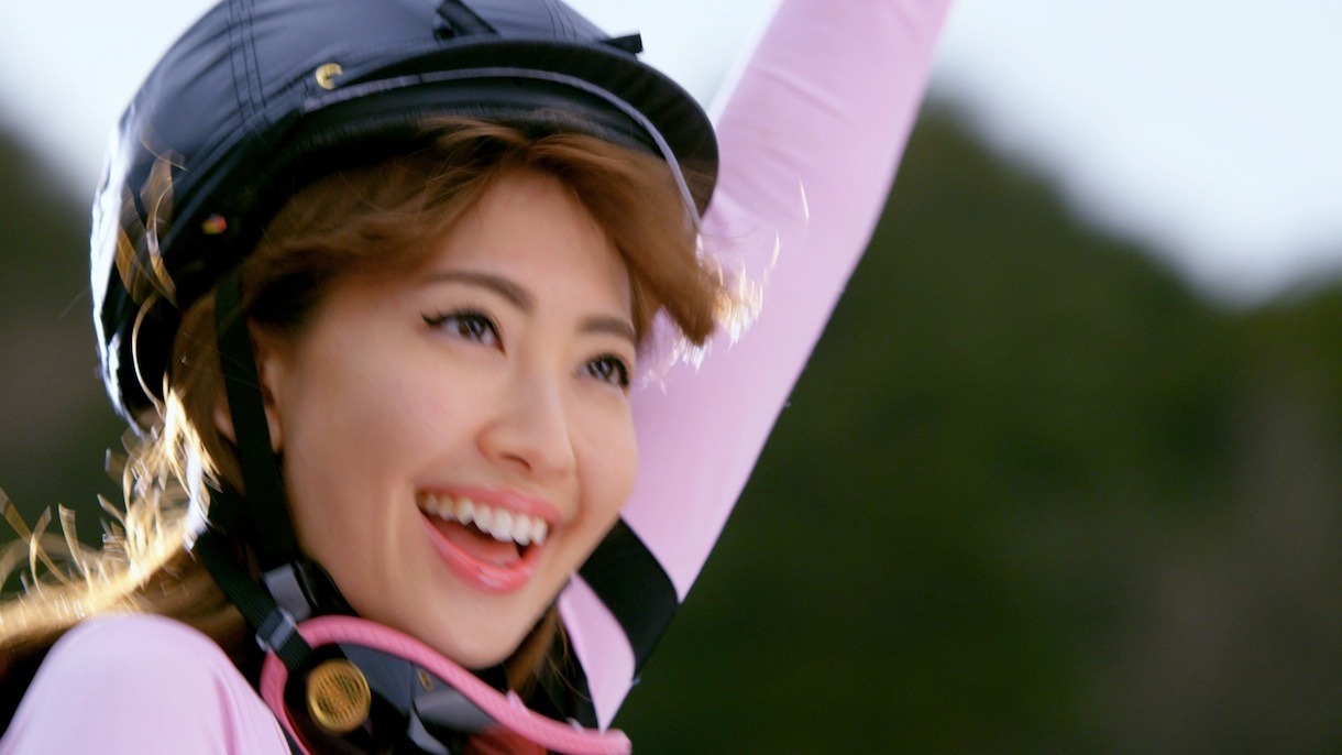 PEACH JOHN新CMのワンシーン。