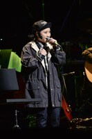 池中玄太に扮した有安杏果。