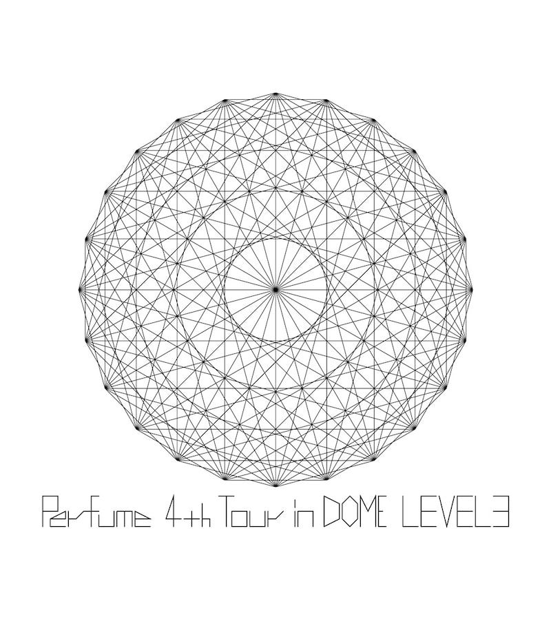 Perfume「Perfume 4th Tour in DOME『LEVEL3』」Blu-ray通常盤ジャケット