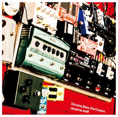 cinema staff「Drums,Bass,2(to) Guitars」初回限定盤ジャケット