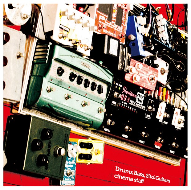 cinema staff「Drums,Bass,2(to) Guitars」初回限定盤ジャケット