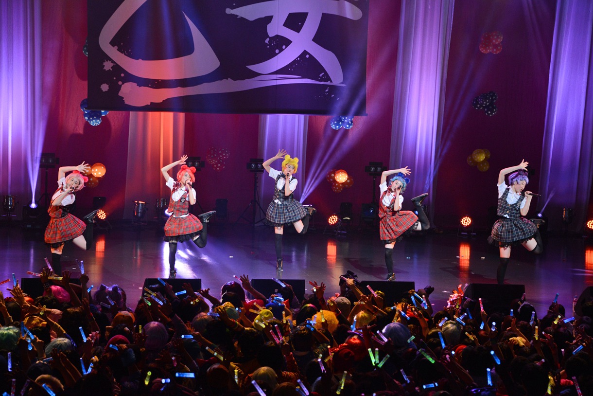 チームしゃちほこ「乙女祭り2014」の様子。