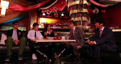 「オトナの！」収録中の模様。左から小宮山雄飛、ワタナベイビー、曽我部恵一、いとうせいこう、ユースケ・サンタマリア。 (c)TBS