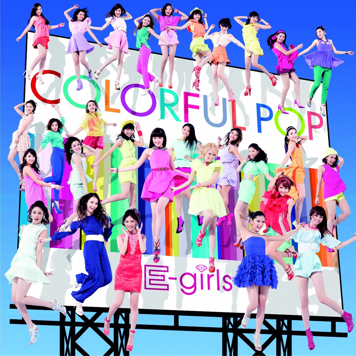 E-girls「COLORFUL POP」CD盤ジャケット - E-girls、サマンサCMソング