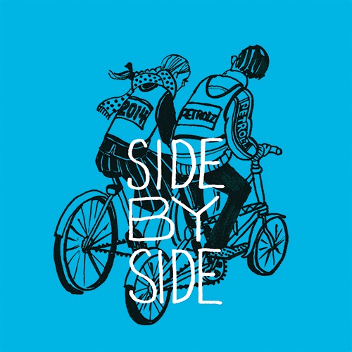 昨年3月にリリースされたシングル「SIDE BY SIDE」ジャケット。