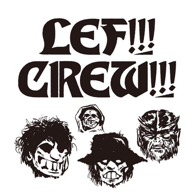 LEF!!! CREW!!!「THIS IS HARDCORE」ジャケット