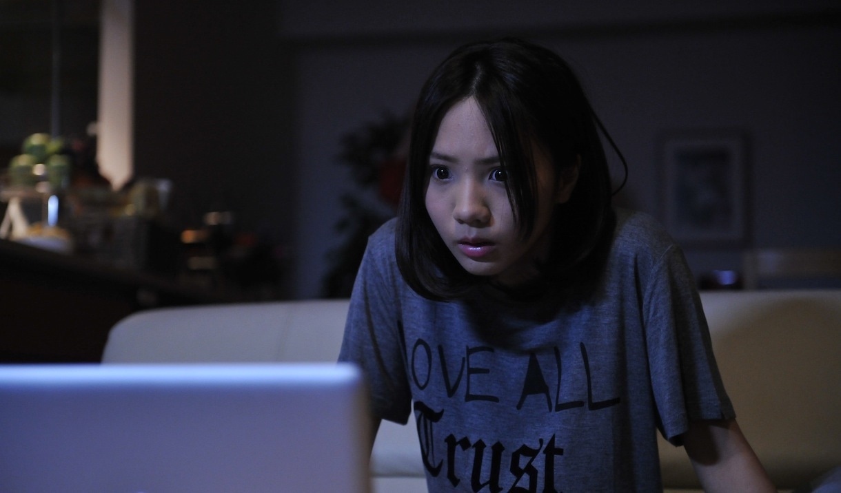 「死の実況中継 劇場版」のワンシーン。(c)2014「死の実況中継 劇場版」製作委員会