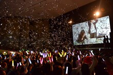 コーイチの合格が決まった瞬間の映像が流れた様子。