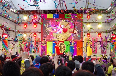 チームしゃちほこ「カンシャ カンレキ ナゴヤ☆スペシャルライブ」の様子。