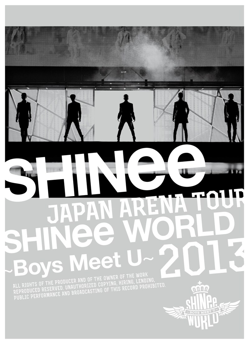 SHINee「JAPAN ARENA TOUR SHINee WORLD 2013 ～Boys Meet U～」初回限定盤ジャケット