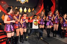 バイク川崎バイクとBerryz工房。