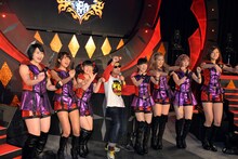 バイク川崎バイクとBerryz工房。