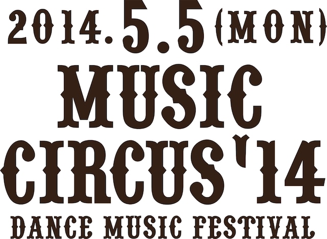 「MUSIC CIRCUS '14」ロゴ