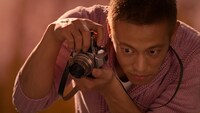オリンパス「OM-D E-M10」のテレビCM“Hand in hand”編のワンシーン。