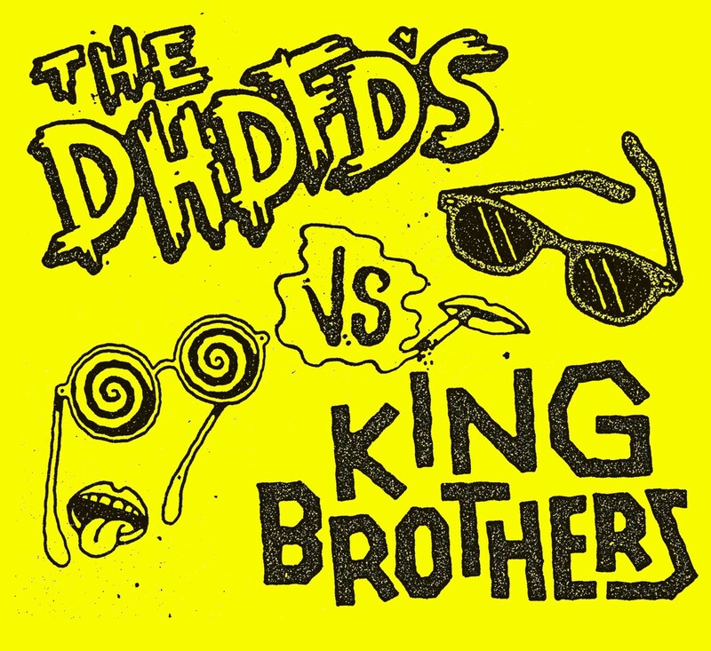 KING BROTHERS / The DHDFD's「The DHDFD's VS KING BROTHERS」ジャケット