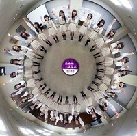 「ぐるっと乃木坂46 360度パノラマ動画」のワンシーン。