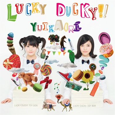 ゆいかおり「LUCKY DUCKY!!」初回限定盤ジャケット