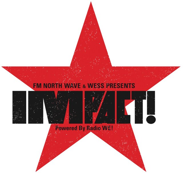 「FM NORTH WAVE & WESS presents IMPACT! VI (Powered By Radio WE!)」ロゴ
