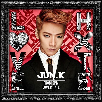 Jun.K（From 2PM）「LOVE & HATE」ジャケット