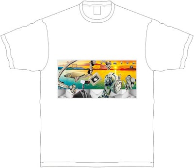 冨田勲「展覧会の絵 Ultimate Edition」ジャケットをモチーフにしたTシャツ。
