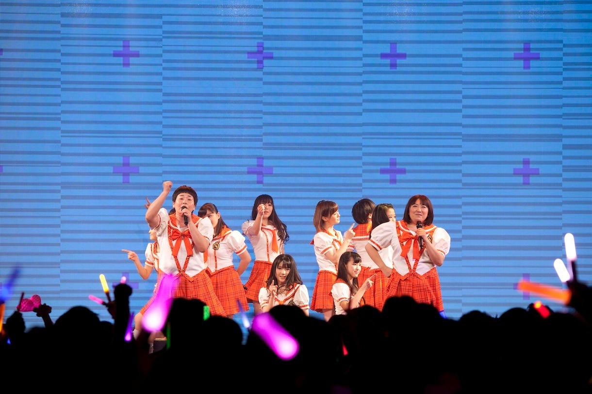 モリ娘。ライブの様子。