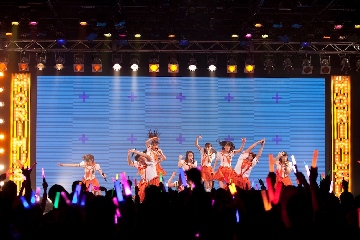 モリ娘。ライブの様子。