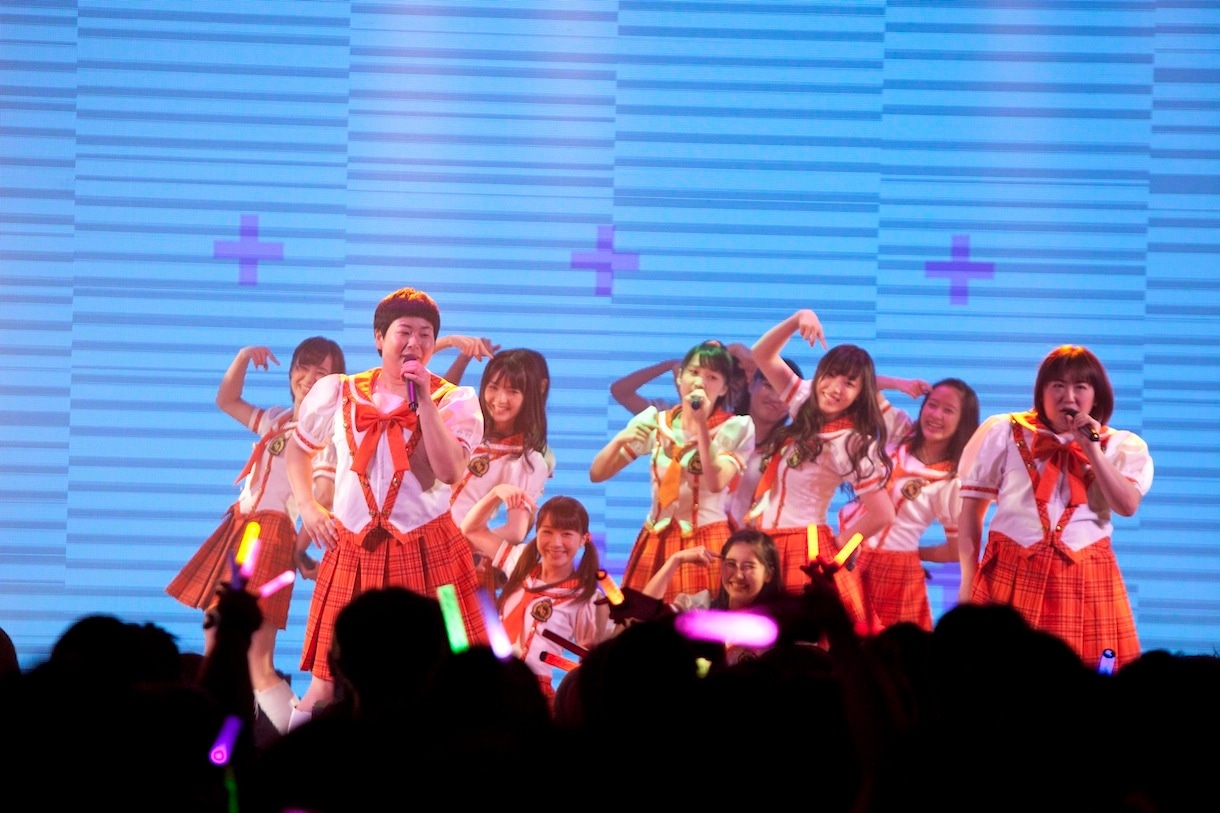 モリ娘。ライブの様子。