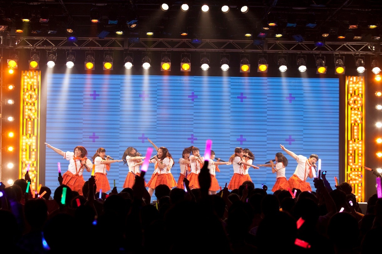 モリ娘。ライブの様子。