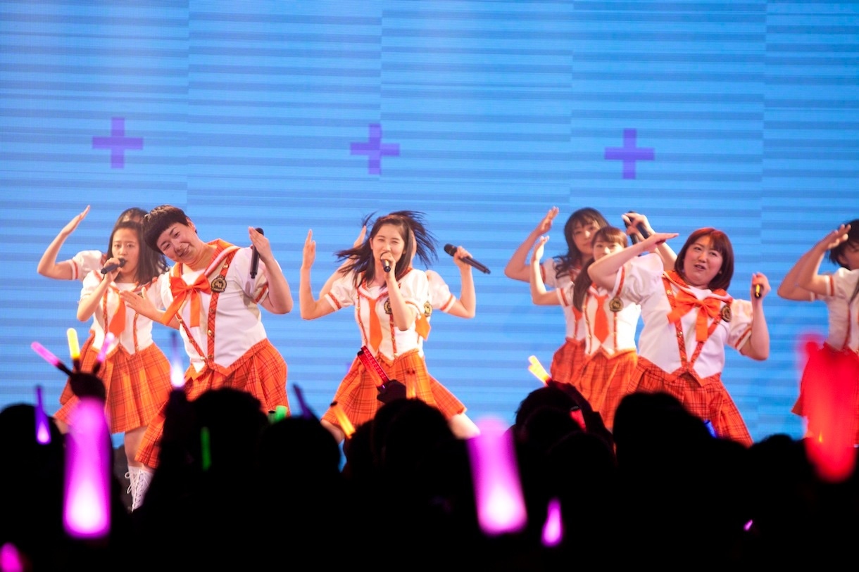 モリ娘。ライブの様子。