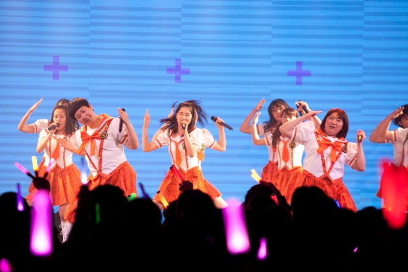 モリ娘。初ライブの様子。