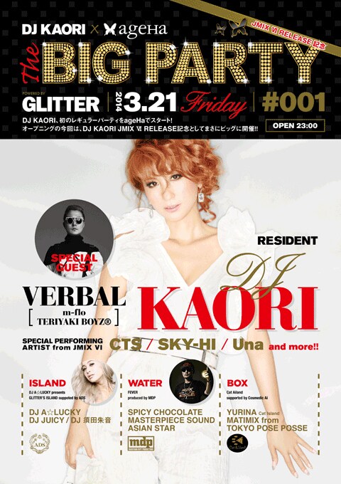 「THE BIG PARTY」フライヤー