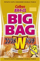 カルビー「150gBIGBABコンソメWパンチ」
