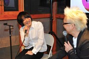 石崎ひゅーい「僕だけの楽園」のビデオクリップ完成披露イベントの様子。