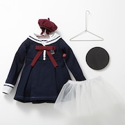 「私立手越女子高等学校 公式 ミュニデ(R)着せ替えペットボトルホルダー（セーラー服バージョン）」見本