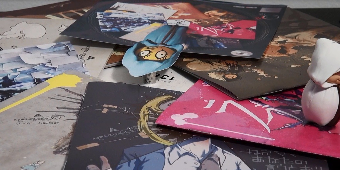 amazarashi「anthology1386」のジャケット撮影で使用された素材。