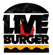 「LIVE BURGER」ロゴ