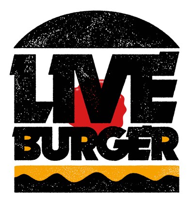 「LIVE BURGER」ロゴ