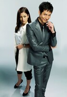 「ブラック・プレジデント」キービジュアル。左から黒木メイサ、沢村一樹。