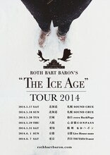 「ROTH BART BARON'S "The Ice Age" TOUR 2014」ポスター。