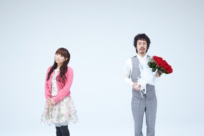 左から堀江由衣、清竜人。