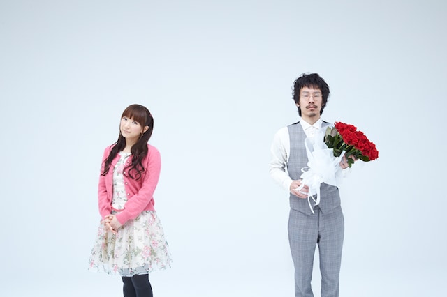 左から堀江由衣、清竜人。