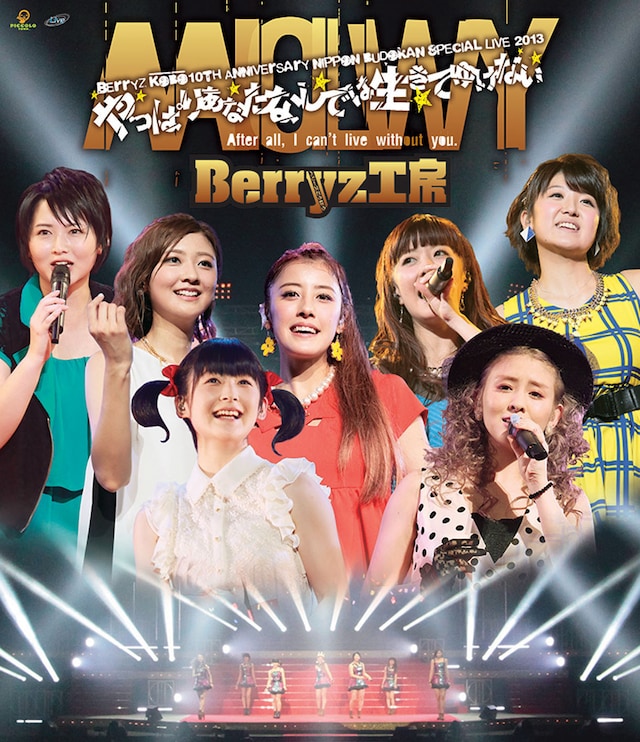 Berryz工房「Berryz工房 10周年記念 日本武道館スッペシャルライブ2013 ～やっぱりあなたなしでは生きてゆけない～」Blu-ray盤ジャケット